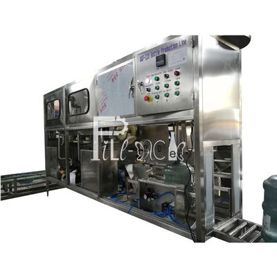 Roller Conveyor Output 120 BPH Barrel Mesin Pengisian Air pemasok
