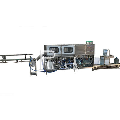 Makan Pengisian Otomatis SUS 304 120 BPH Gallon Filling Line pemasok