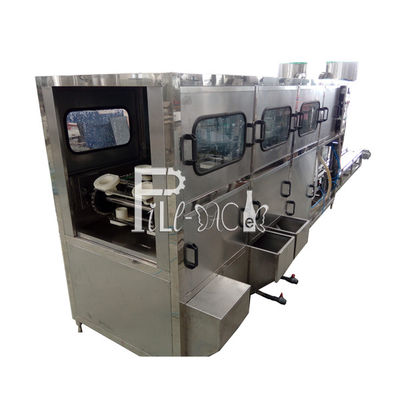 Pembersihan Ganda Row SUS304 300 BPH Gallon Water Plant pemasok