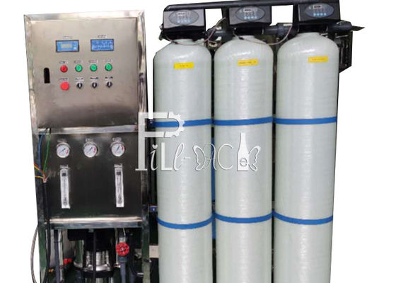 Manual Valve 500LPH Mesin Pengolahan Air Reverse Osmosis pemasok