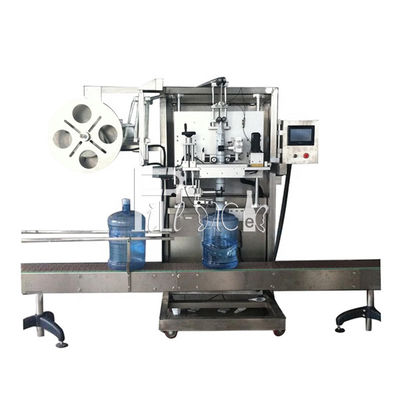 ISO PVC 5 Galon Leher Lengan Botol Labeller pemasok
