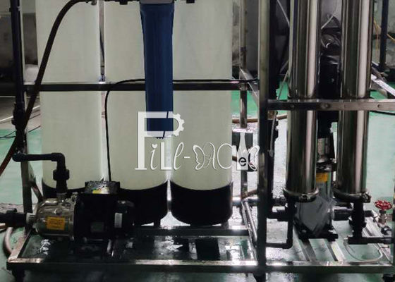 FRP Pre Filter Mesin Pengolahan Air Reverse Osmosis 500LPH pemasok