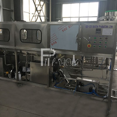 Roller Conveyor Output 120 BPH Barrel Mesin Pengisian Air pemasok