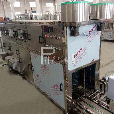 Dua Kepala Pengisian 19 Liter 300 BPH Gallon Water Plant pemasok