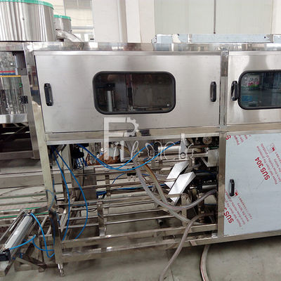 Pembersihan Ganda Row SUS304 300 BPH Gallon Water Plant pemasok