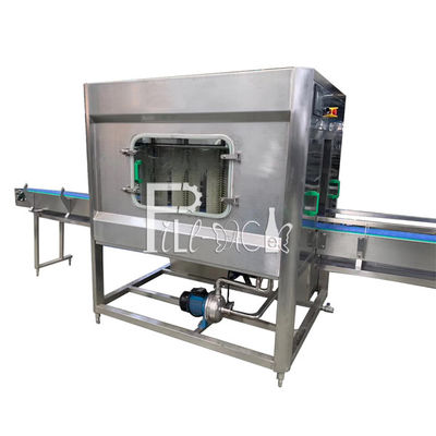 Mesin Cuci Eksternal Botol Galon Plastik Tipe Linear 200BPH pemasok