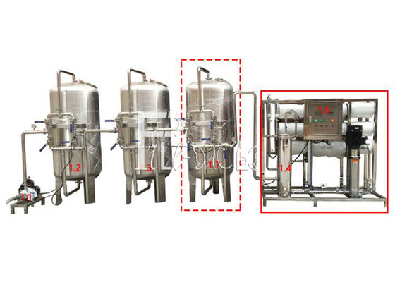 Mesin Pengolahan Air Reverse Osmosis 3000LPH pemasok