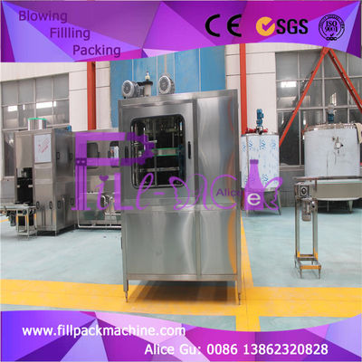 600BPH Full Automatic Four Line Monoblock Gallon Filling Machine Dengan Overflow Valve pemasok