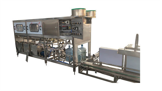 100bph Kontrol Plc Otomatis 5 Mesin Pengisian Galon Untuk Air Minum pemasok