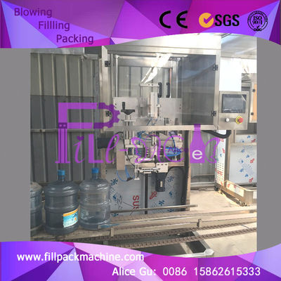 Pelabelan Leher Kepala Tunggal 28mm Gallon Labeler Otomatisasi Penuh pemasok