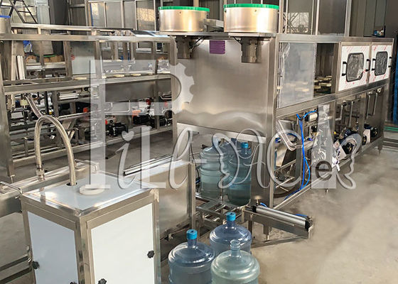 300bph 5 Galon Drum PLC Barrel Water Filling Machine Otomatis pemasok