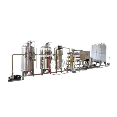 Sus304 Auto Operation Valve Minum 4000lph Ro Water Treatment Machine pemasok