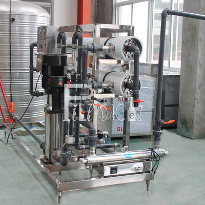 Sus304 Auto Operation Valve Minum 4000lph Ro Water Treatment Machine pemasok