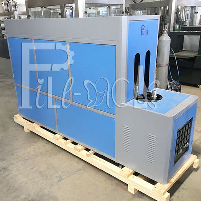 Botol Plastik PET Semi Otomatis 5 Galon 20 Liter Mesin Blow Molding dengan pegangan pemasok