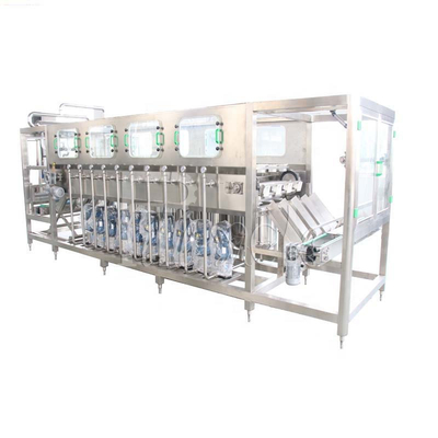 Kontrol Plc Pengisi Air 450BPH 20L 5 Galon Terintegrasi pemasok