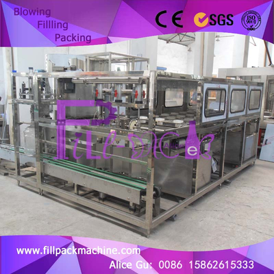 Kontrol Plc Pengisi Air 450BPH 20L 5 Galon Terintegrasi pemasok