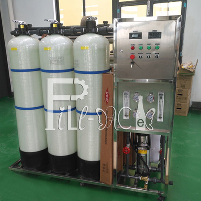 Mesin Filter Pengolahan Air RO 500LPH Dengan Membran 4040 pemasok