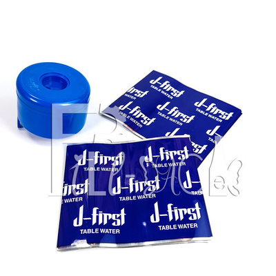 Label Lengan Plastik Heat Shrink Cap PVC Untuk Botol Air 5 Galon pemasok
