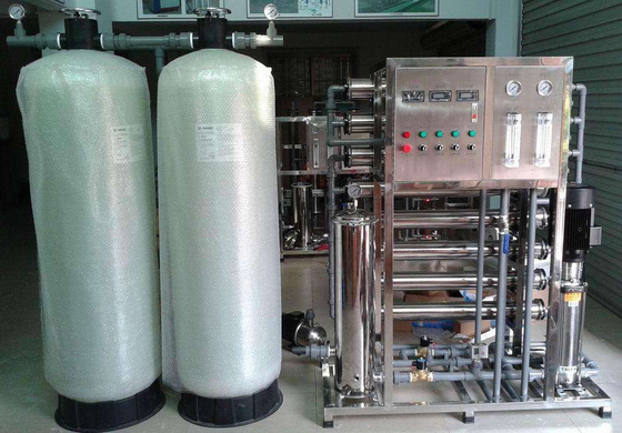 Mesin Pengolahan Air Reverse Osmosis 3000lph yang Dapat Diminum, Tangki Filter FRP pemasok