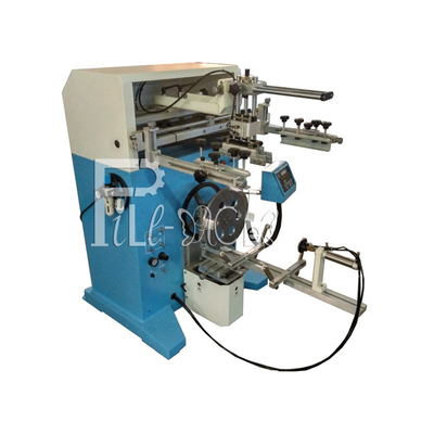 Semiauto Rotary Silk Screen Printing Bottle Labeller Photoelectricity Detection Untuk Botol 20l pemasok