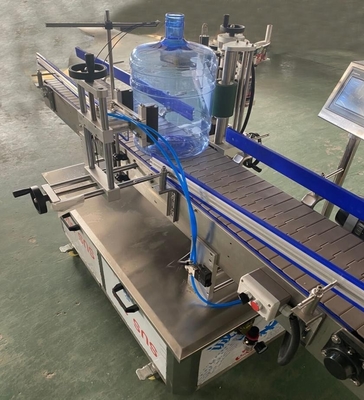 Otomatis 1200BPH 5 Galon Botol Labeller PLC Kontrol Disesuaikan pemasok