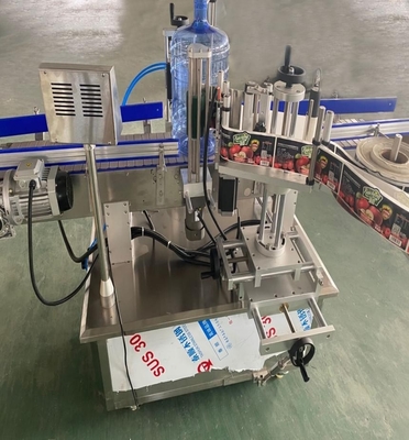 Otomatis 1200BPH 5 Galon Botol Labeller PLC Kontrol Disesuaikan pemasok