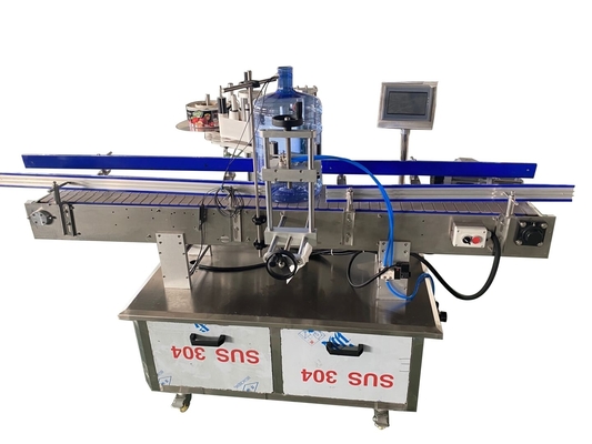 Otomatis 1200BPH 5 Galon Botol Labeller PLC Kontrol Disesuaikan pemasok