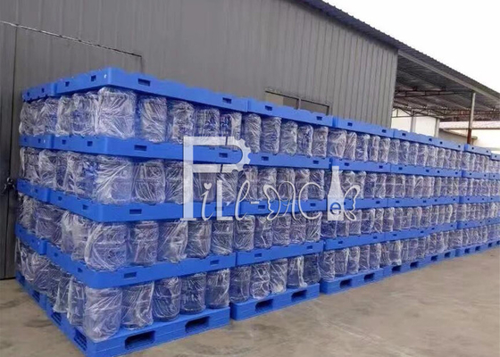 Sisi Ganda HDPE Air Galon Besar Palet Plastik Daur Ulang Stackable Reversible pemasok
