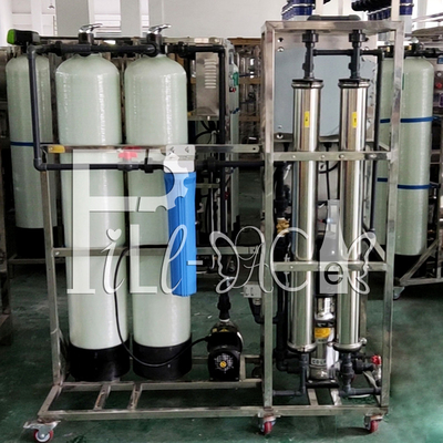 500LPH Pengolahan Air Mineral Minum Murni Mesin Pemurni Air RO pemasok
