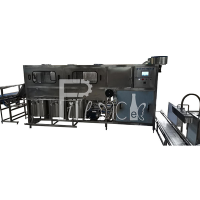 300BPH 18.9l 5 Galon Water Filling Machine Kontrol PLC Dengan Layar Sentuh pemasok