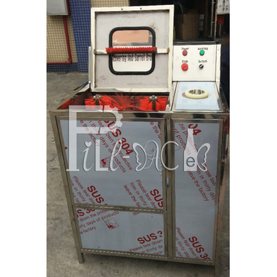 5 Galon Semi Auto Bottle Rinser Washer Umpan Manual Stasiun Tunggal Dengan SUS304 Penuh pemasok