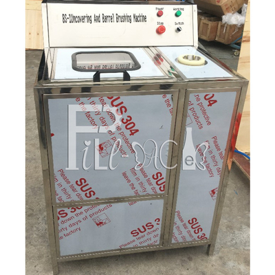 5 Galon Semi Auto Bottle Rinser Washer Umpan Manual Stasiun Tunggal Dengan SUS304 Penuh pemasok