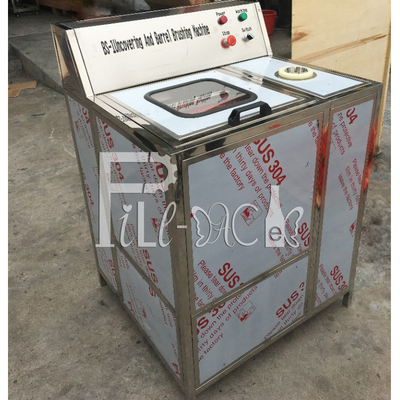 5 Galon Semi Auto Bottle Rinser Washer Umpan Manual Stasiun Tunggal Dengan SUS304 Penuh pemasok