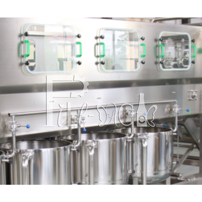 600BPH Jalur Pengisian Botol Air Mineral Galon Otomatis pemasok