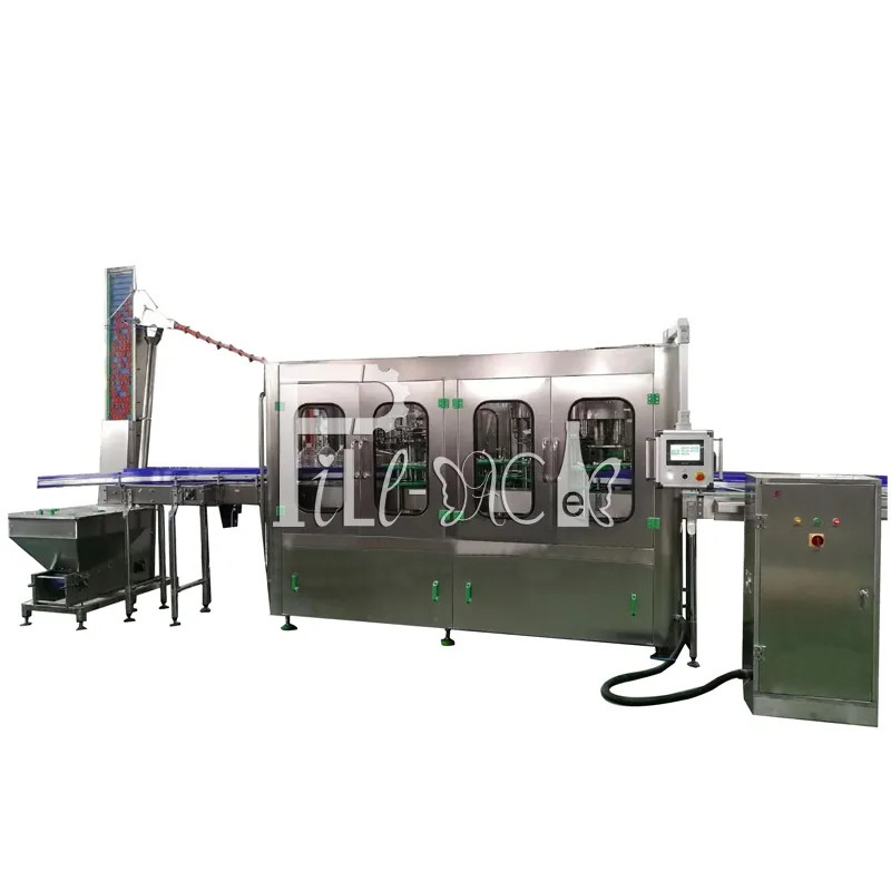 Mesin Pembotolan Air Mineral 2L 3 In 1 Monoblock PET Drink Filling Line 4000BPH pemasok