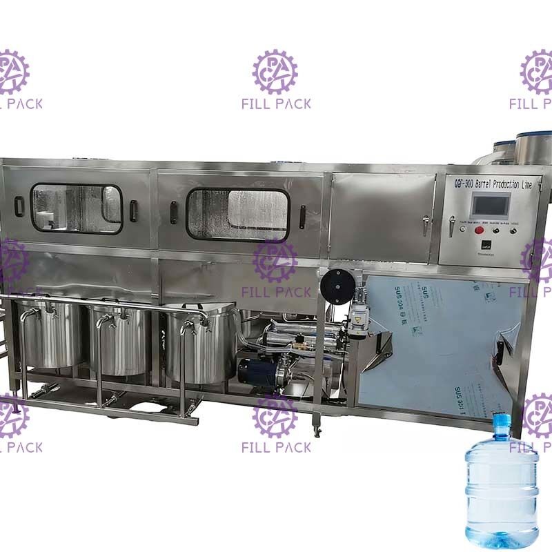 300bph 5 Galon Drum PLC Barrel Water Filling Machine Otomatis pemasok