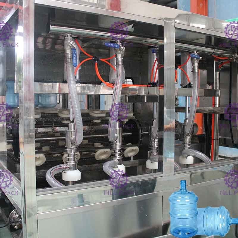 600BPH L Type Washer Filler Capper Struktur Baja SUS304 pemasok