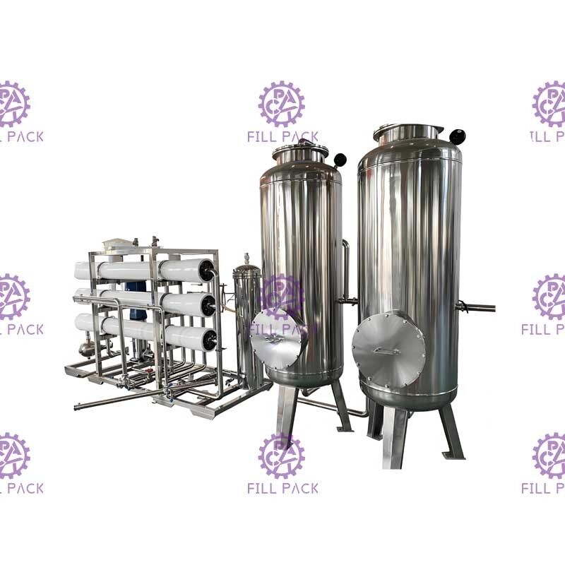 Sus304 Auto Operation Valve Minum 4000lph Ro Water Treatment Machine pemasok