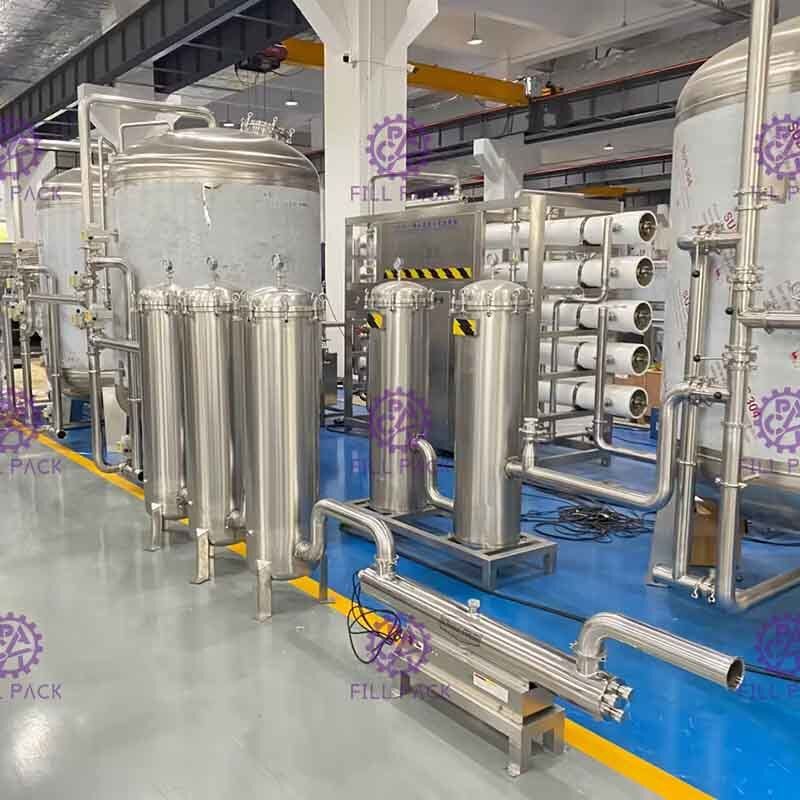 Stainless Steel 304 20tph Borehole Minum Ro Mesin Filter Air Tanaman pemasok