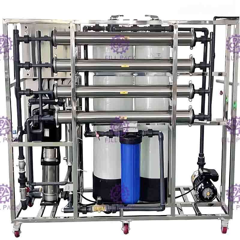 Mesin Air Minum Reverse Osmosis 500 Lph 220v Dengan Membran 4040 pemasok