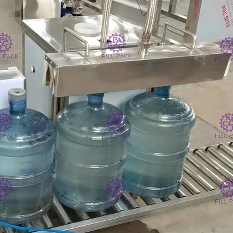 Stainless Steel 304 PVC 3 Galon Botol Label Mesin Leher Steam pemasok