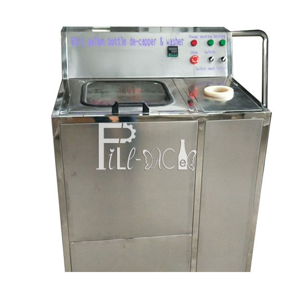 One Decapping Station SS304 5 Gallon Pencuci Botol pemasok