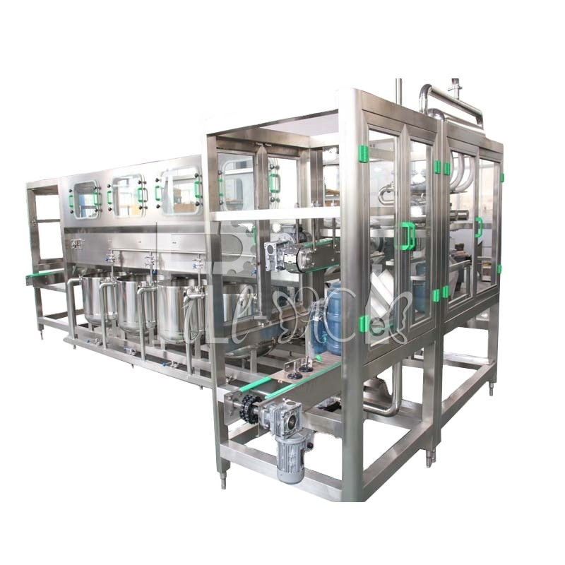 600BPH Full Automatic Four Line Monoblock Gallon Filling Machine Dengan Overflow Valve pemasok