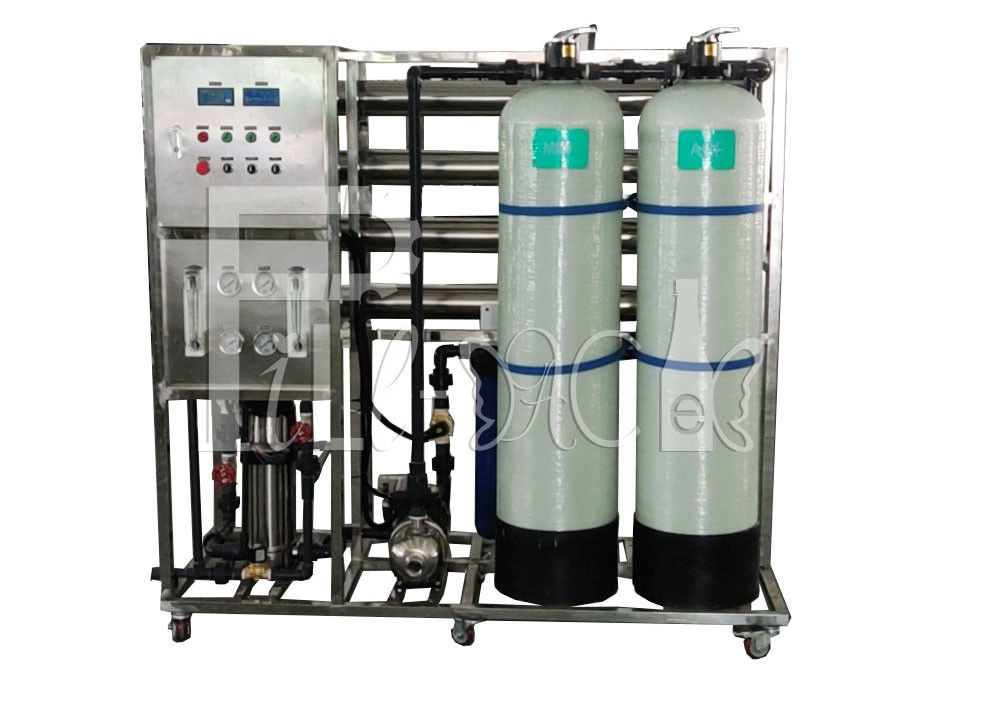 2000LPH Air minum RO pabrik pengolahan air dengan 4040 membran untuk pabrik air pemasok