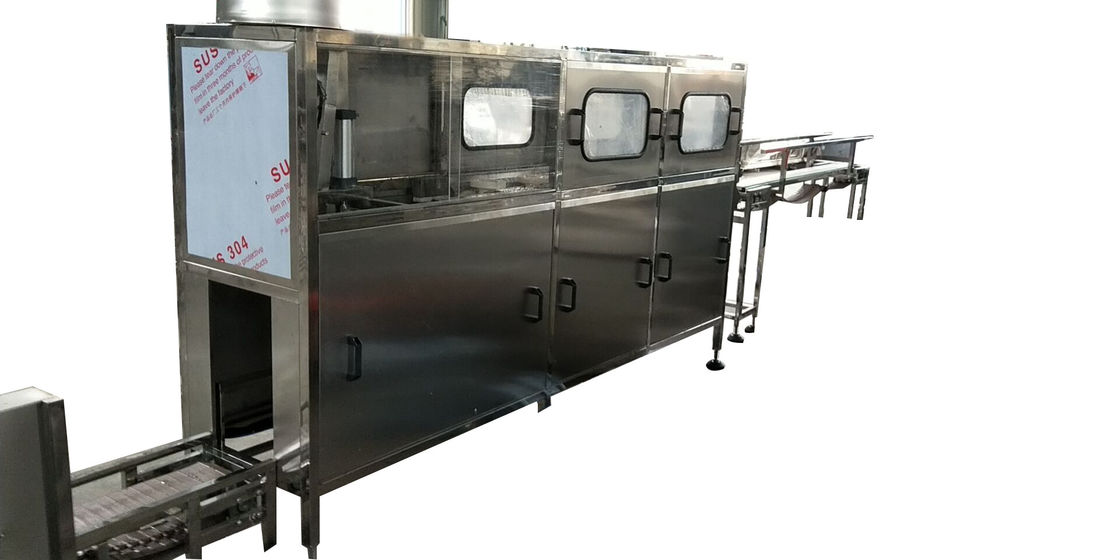 Mesin Pembotolan Air 120bph 3/5 Galon / 20l Dengan Perangkat Pemuatan Bucket Otomatis pemasok
