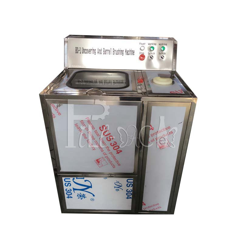 5 Galon Semi Auto Bottle Rinser Washer Umpan Manual Stasiun Tunggal Dengan SUS304 Penuh pemasok