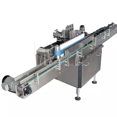 3000BPH Mesin Labeller Botol Lem Dingin Sepenuhnya Otomatis Putaran Lurus Horizontal
