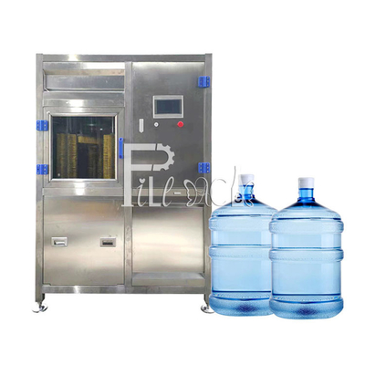 Pencucian dalaman tekanan tinggi 5 Gallon Botol Cuci luar menyikat cuci Stasiun tunggal