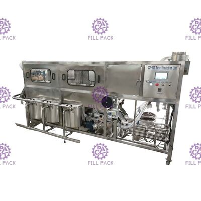 300BPH Botol Plastik Otomatis 3 Galon 18.9L Mesin Capping Pengisian Air Botol