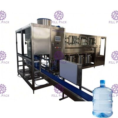 450bph Otomatis 9.75kw 5 Galon Filling Machine Dengan Kontrol Plc